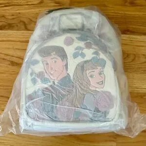 Loungefly | Bags | Loungefly Cream Backpack With Pink And  display picture 2